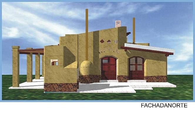 Proyecto: casa de 100 m²: Adobe en Uruguay, 2005 — foto 3