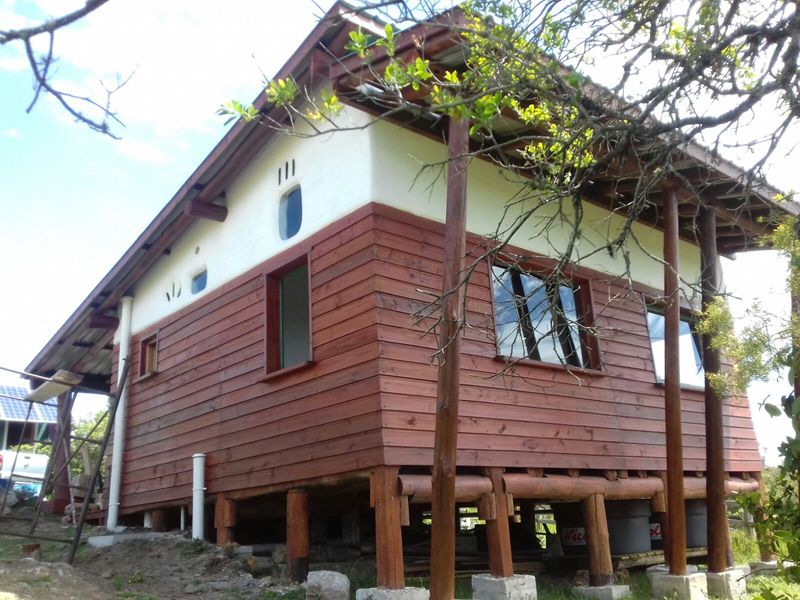 Galería: alero del fondo, según los planos.