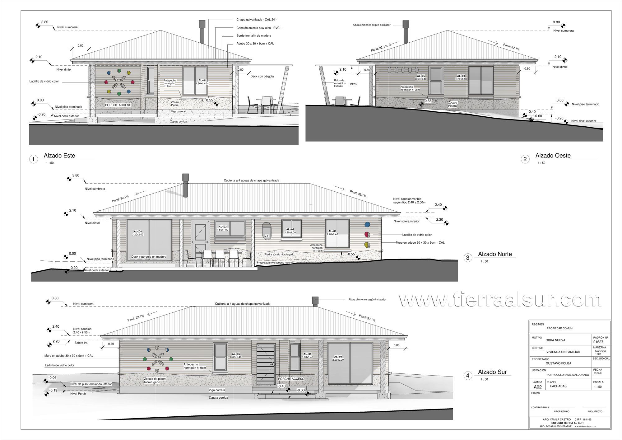 Casa Folga en Punta Colorada, Maldonado: Paneles de fajina en Punta Colorada, 2022 — foto 2